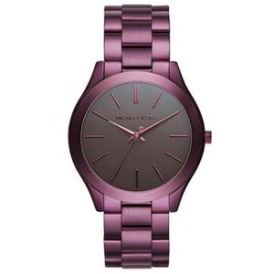 Michael Kors MK3551 Plum Tone Slim Runway Women's Watch